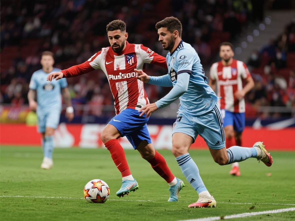 西甲焦点战：十人马竞1-1塞尔塔 紧追榜首差1分